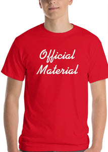 OFFICIAL MATERIAL “ETCHED IN CLOTHES” Short Sleeve T-Shirt